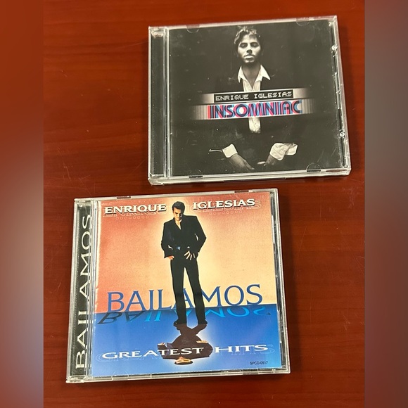 Other - Enrique Iglesias Insomniac and Bailamos Greatest Hits Music Albums on CDs